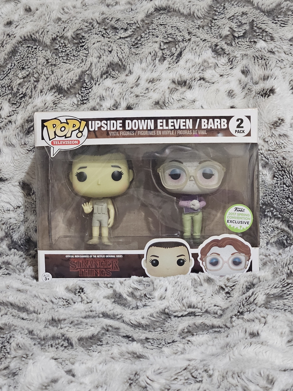 Funko Pop Upside Down Eleven & Barb 2-Pack - 2017 Spring Convention Exclusive